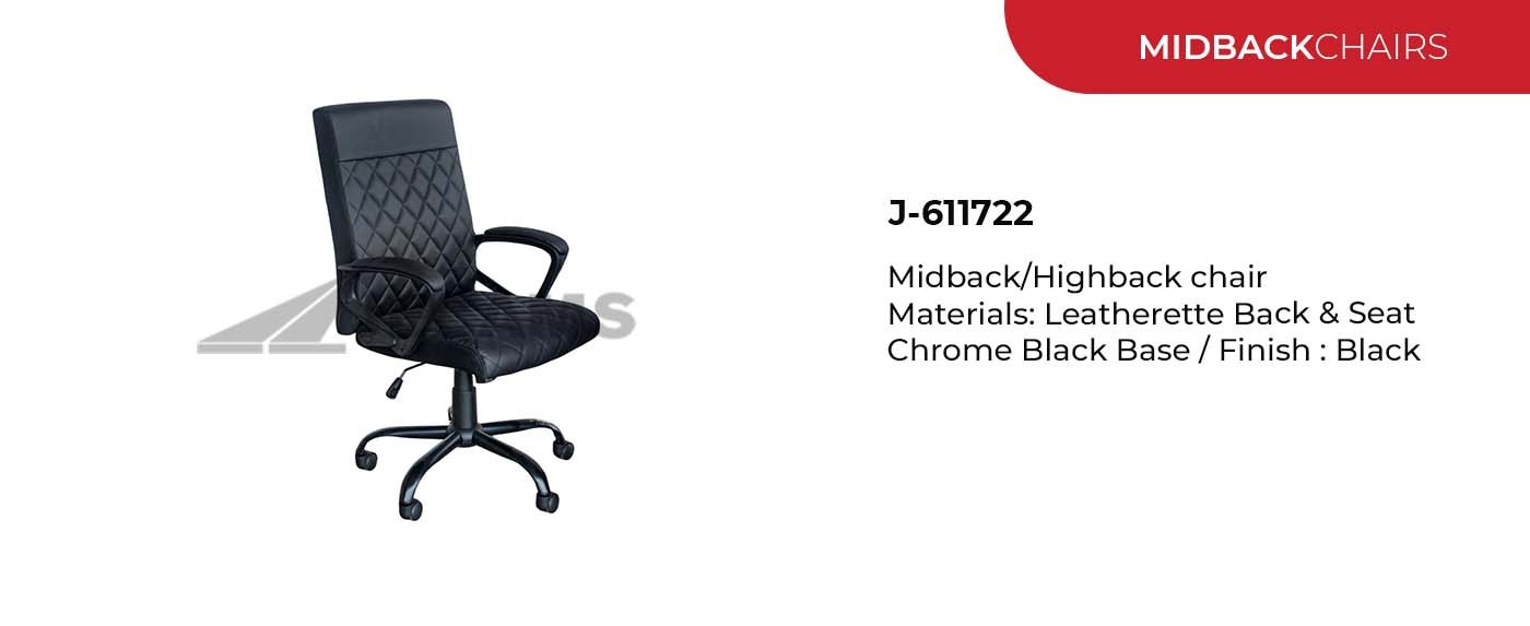 elegant midback chair