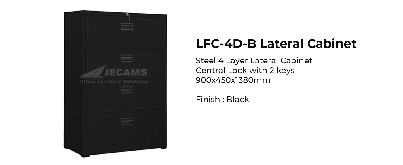 all black filing cabinet