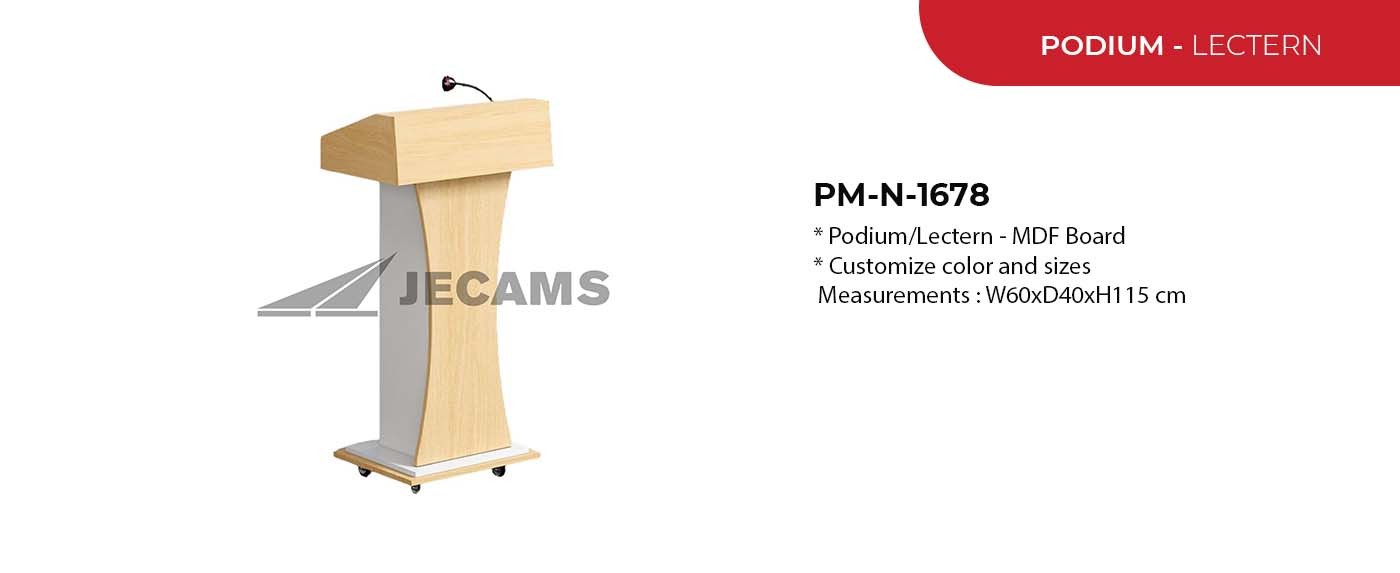 podium/lectern customizable