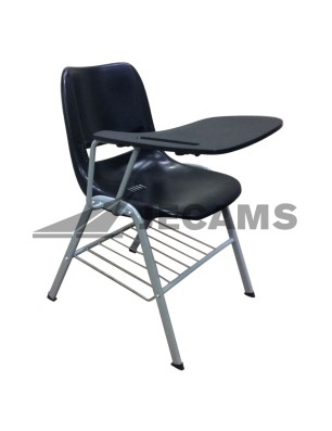 Plastic School Chair with Chrome Legs