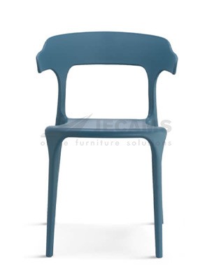 PP Plastic Chair Blue Green