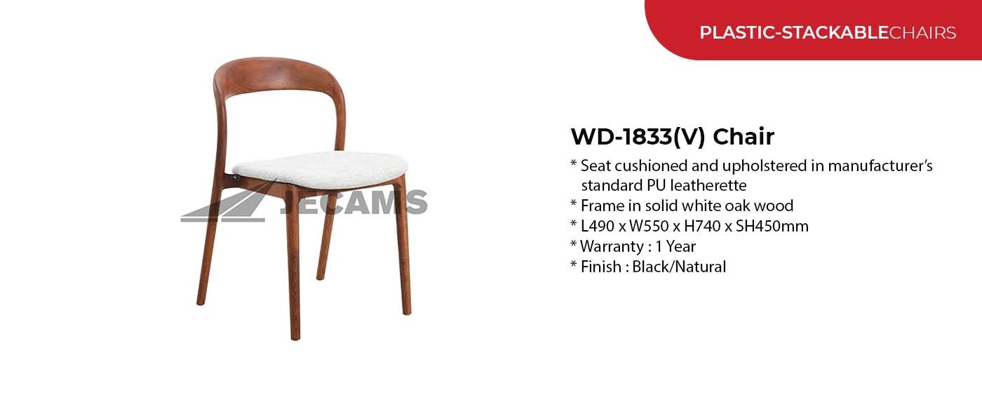 natural wood visitors chair