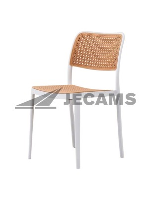 Rattan design plastic chair