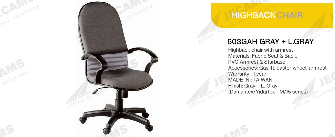 Gray Highback chair