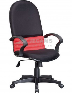 high back chair design 603GAH BLACK plus RED Fabric