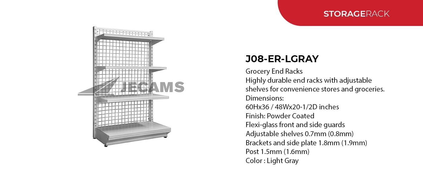 Long-Lasting Retail Storage Rack