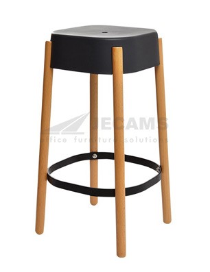 black stool chair