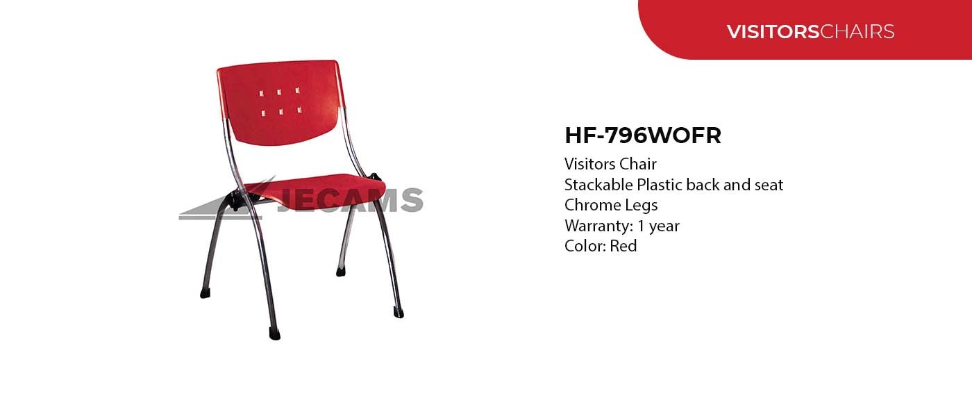 plastic chair stackable