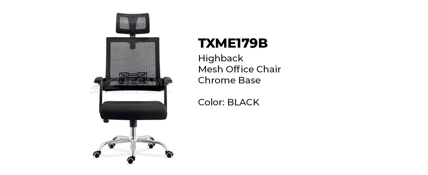 Mesh Computer Chair With Headrest