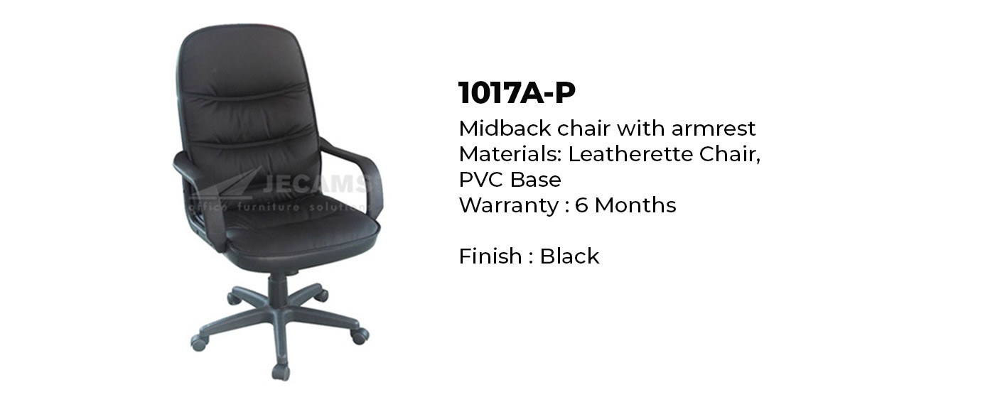 black elegant office chair