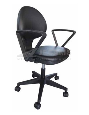 Black Elegant Clerical Chair