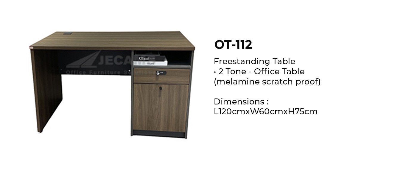 Melamine Freestanding Office Table
