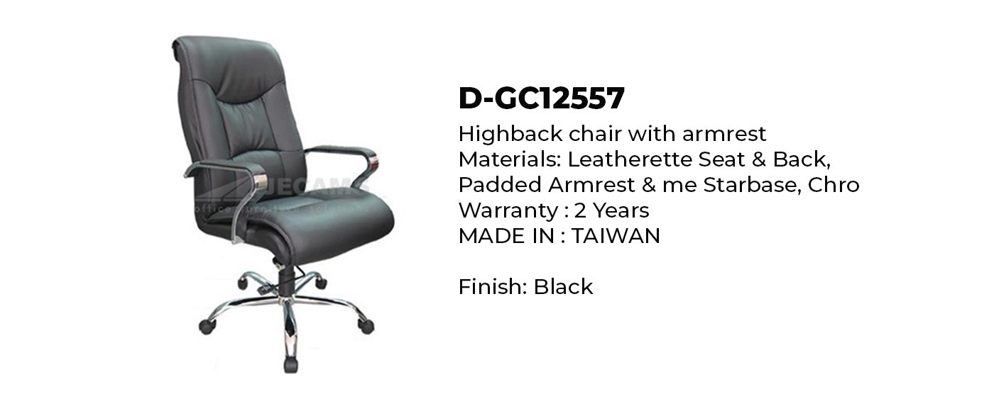 Soft highback executive chair