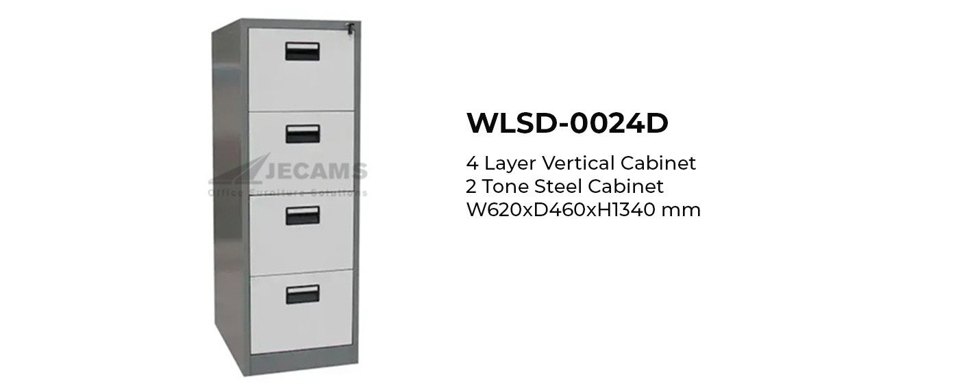 4 layer steel filing cabinet vertical