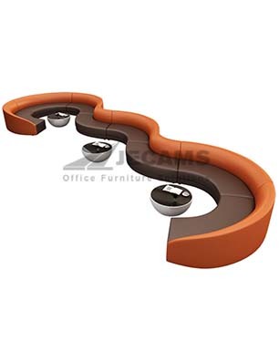 Long Stylish Office Sofa