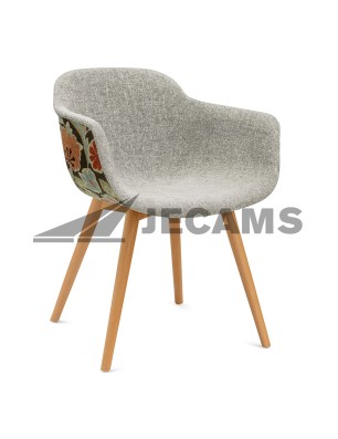 Office Chair with fabric material in seat and backrest