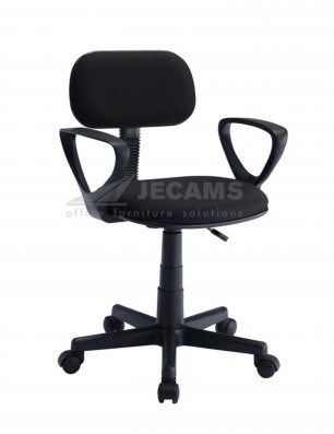 Fabric Clerical Chair without Armrest