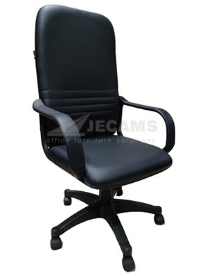 black executive swivel chair