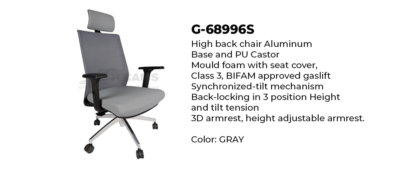 Gray Mesh Chair