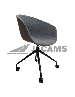 Fabric backrest office chair
