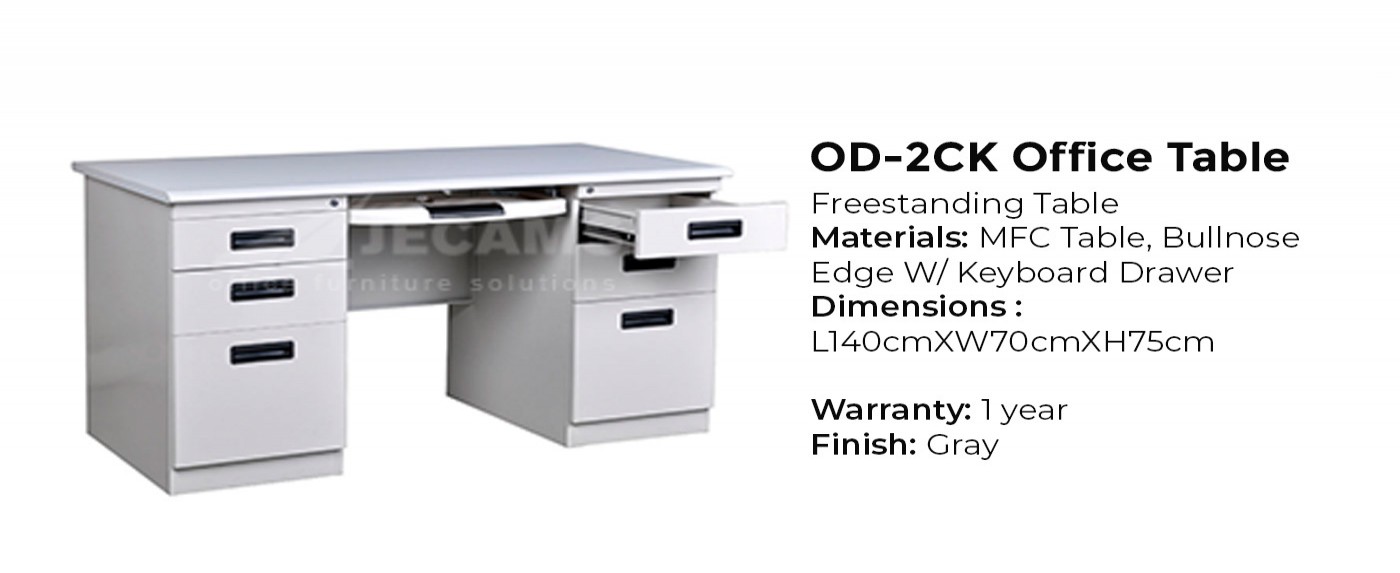 OD-2CK free standing table