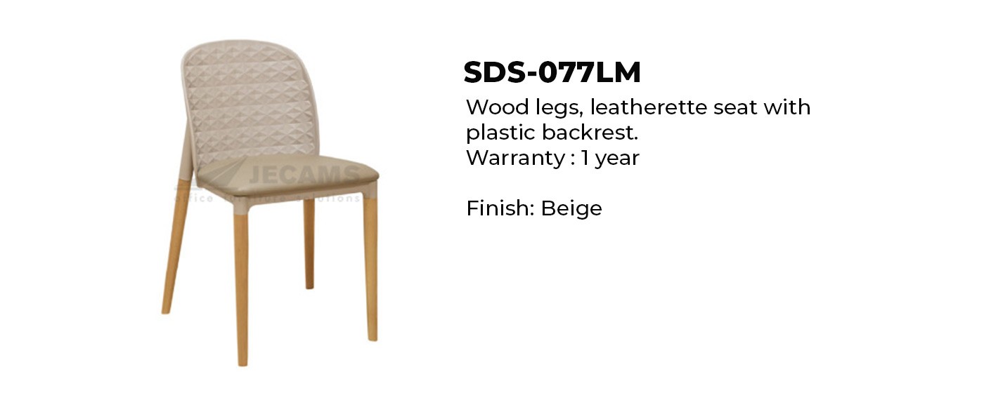 beige plastic chair