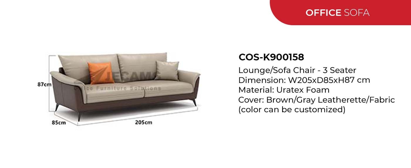 modern 3-seater sofa