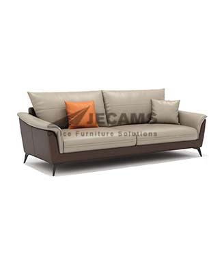 Gray Brown Sofa Chair 3-Seater