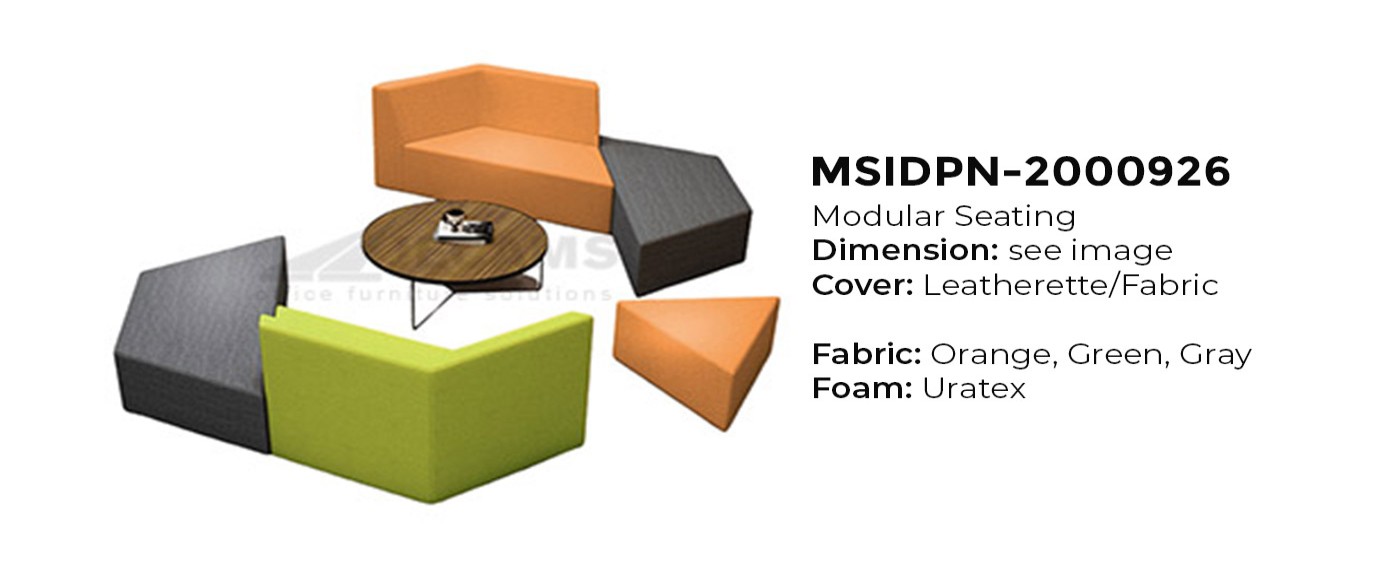 Modern Waiting Area Modular Chair