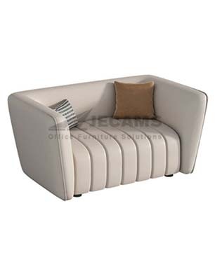 2-Seater White Sofa