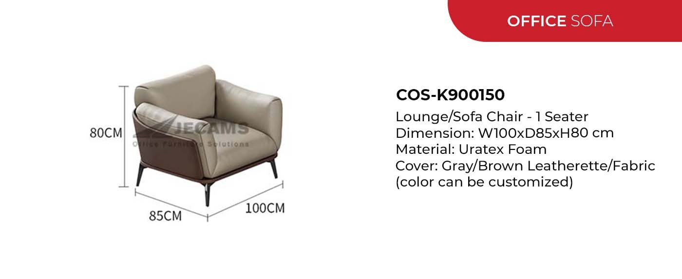 compact office sofa