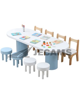 Kids school desk with matching study chair