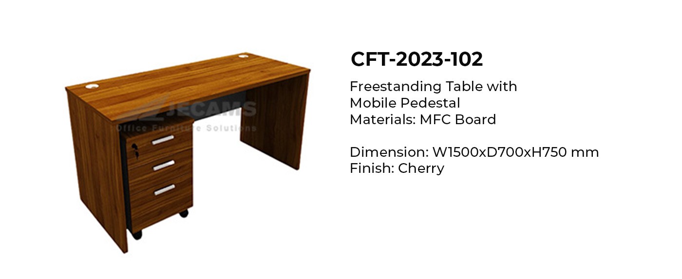 Cherry MFC Board Free Standing Table