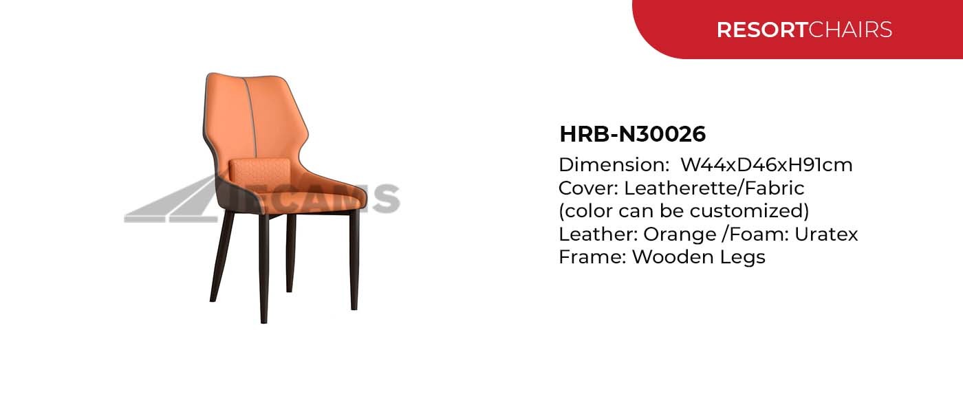 hotel chair with foam