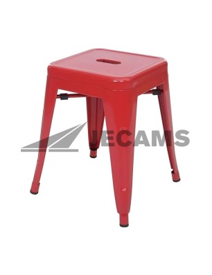 Powder coated metal chair