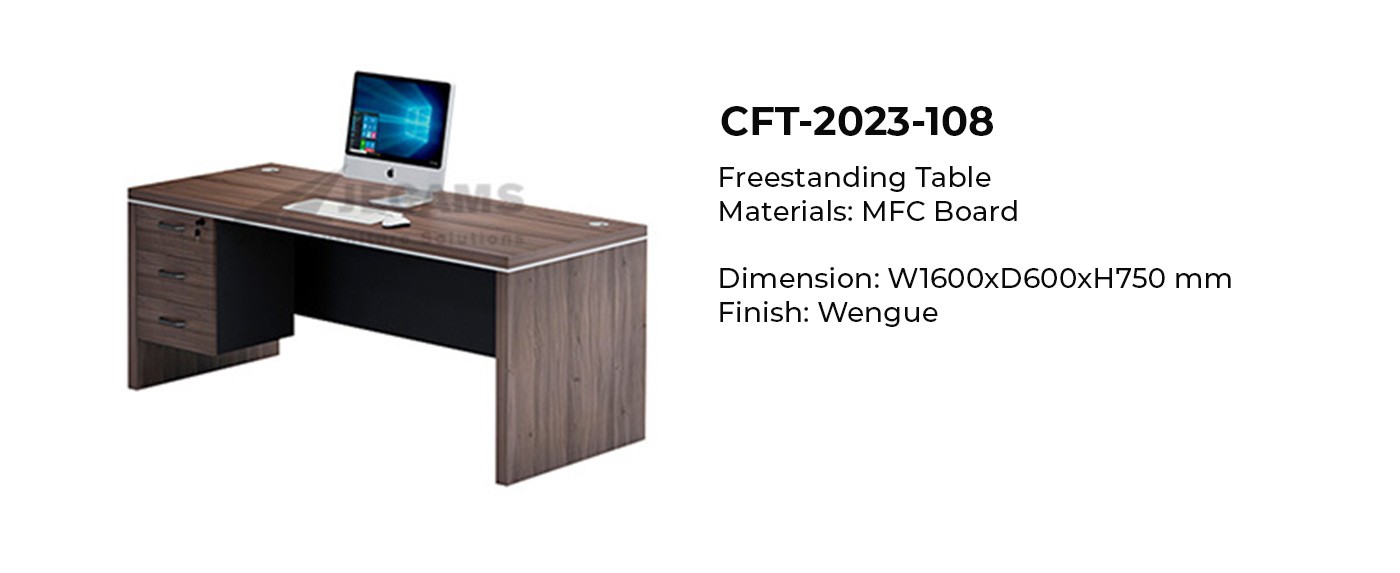 MFC table free standing table