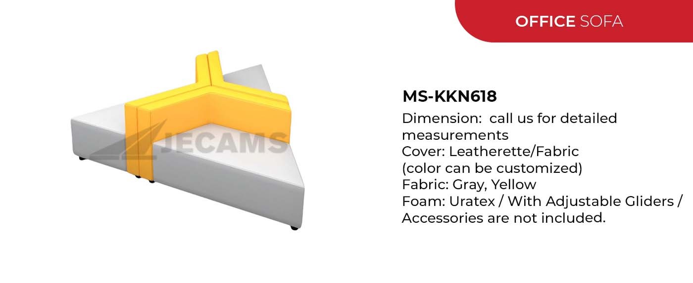 triangular cubes office sofa