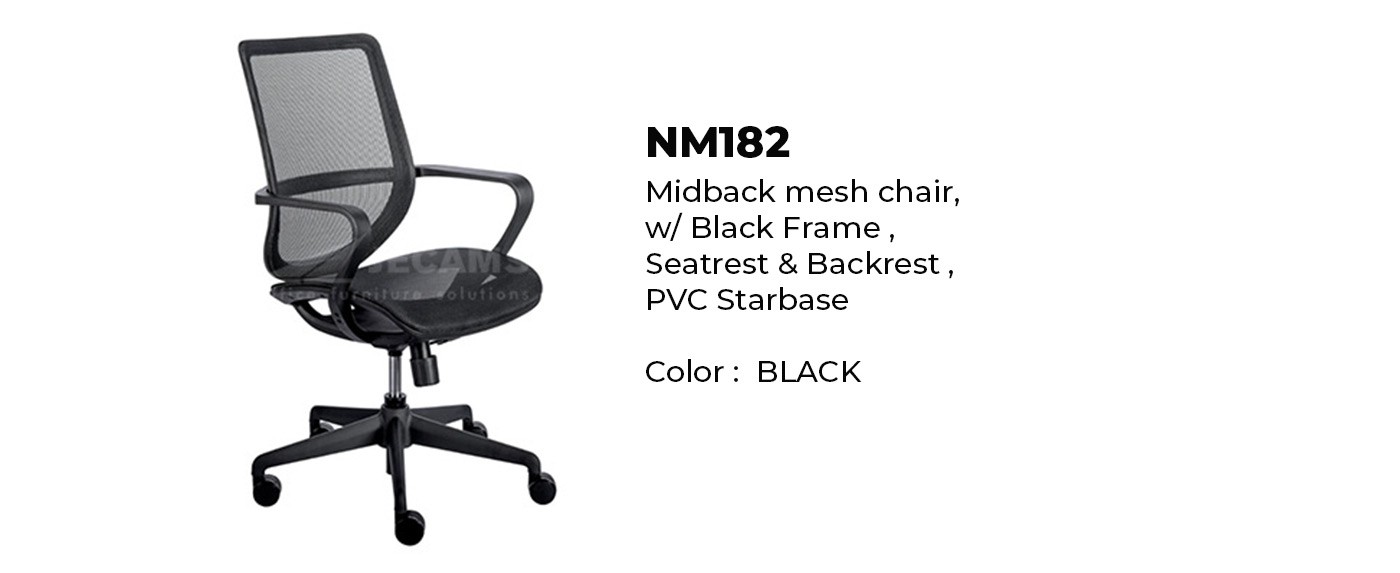 Mid Back Star Base Mesh Chair
