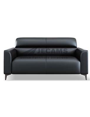 Black 2-Seater Lounge Chair