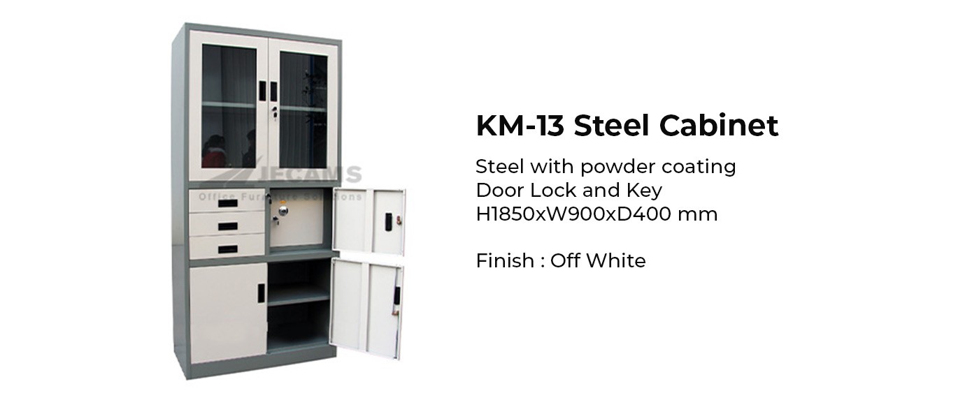 off white filing cabinet steel lockable storage