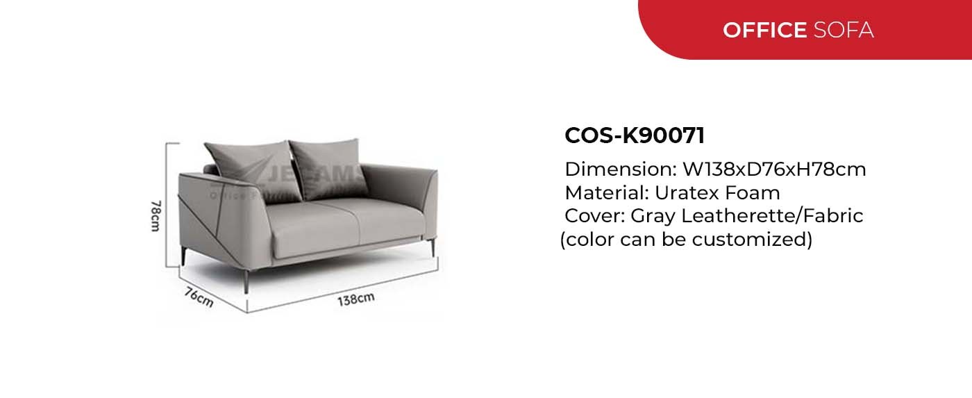 gray 2 seater sofa