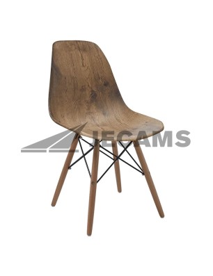 Stackable Chair in natural finish