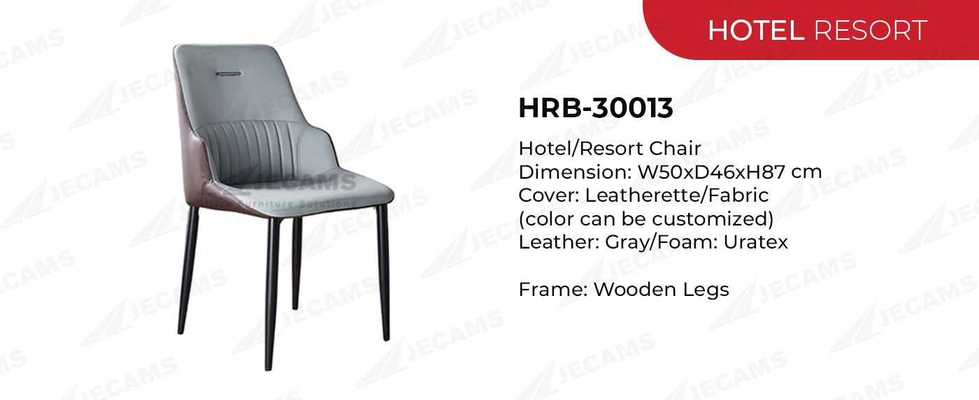 gray luxe hotel chair