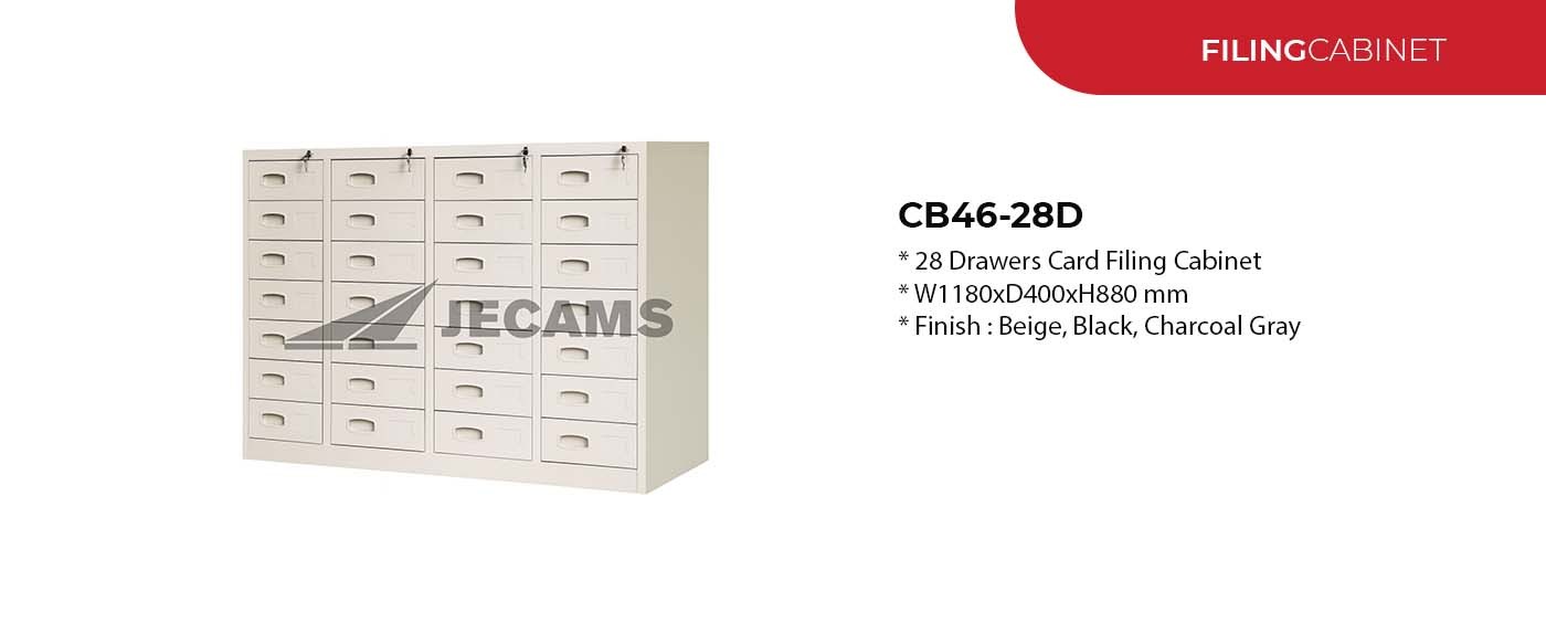 card filing cabinet 28 drawers