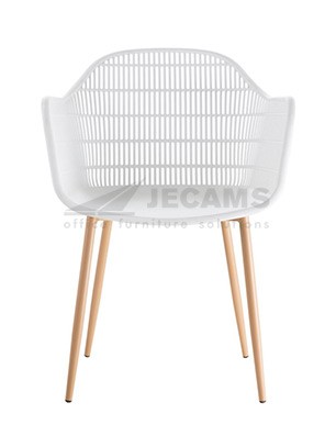 White Plastic Arm Chair