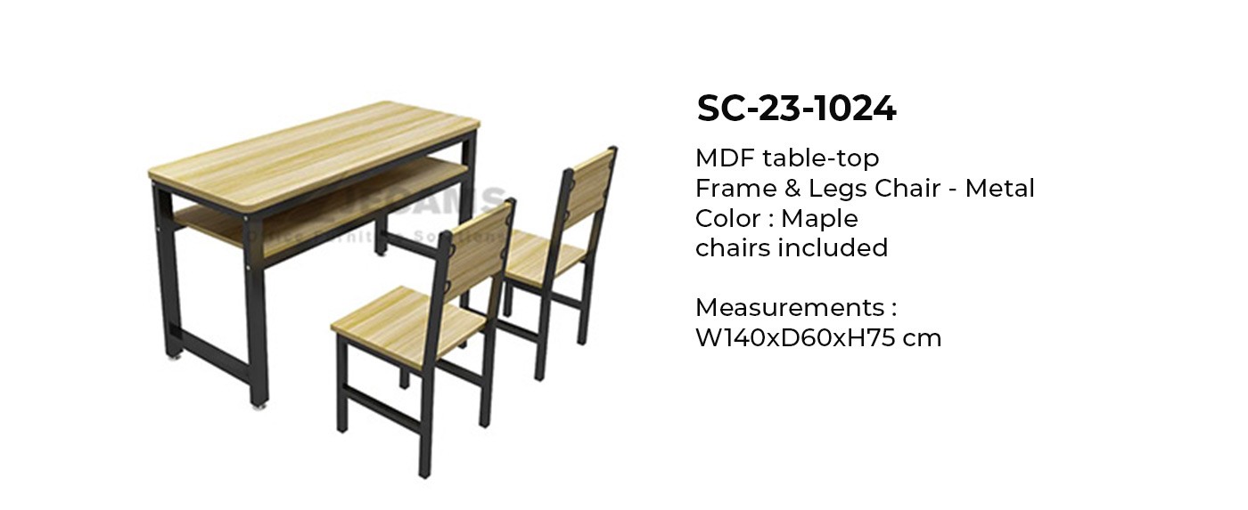 Maple Modern School desk