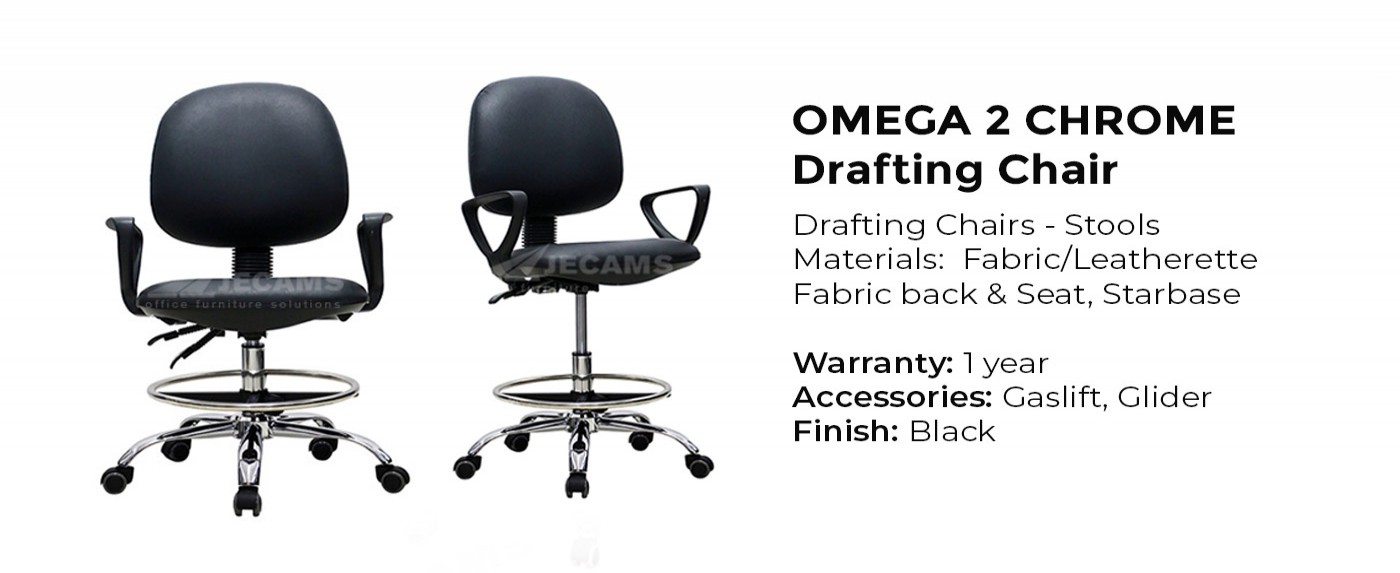 Black Leatherette Office Chair