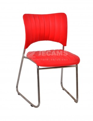 visitors chair for sale philippines 3029-A RED