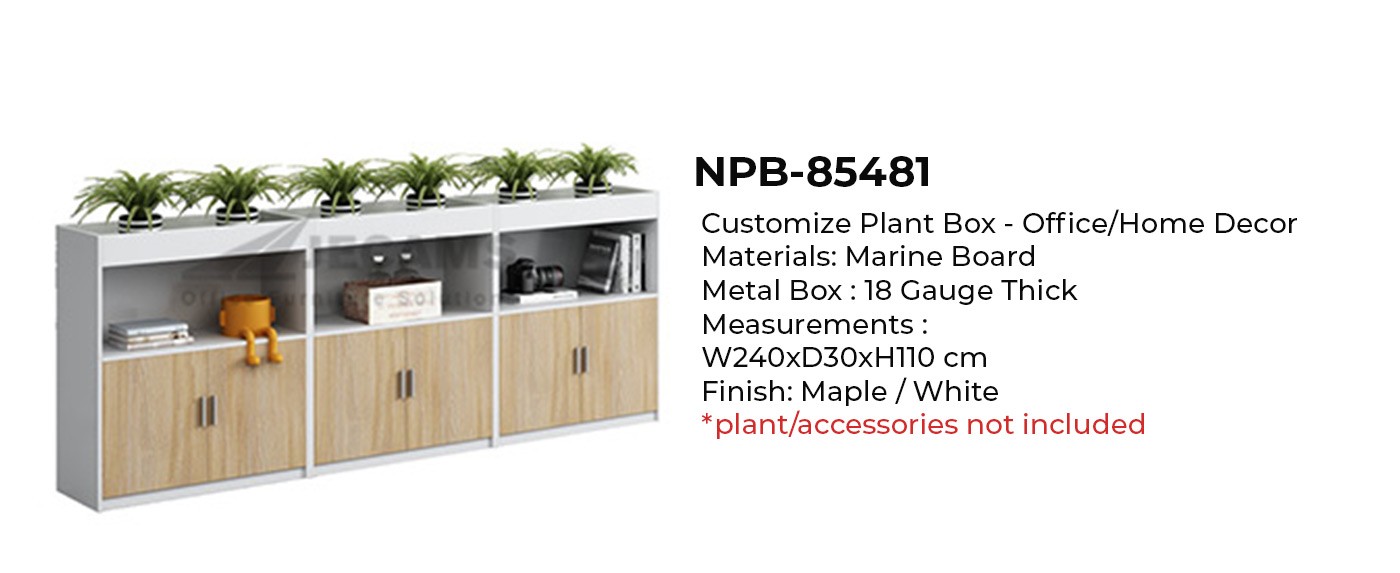 plant box dimensions