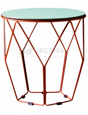 wooden round center table INDP-10018